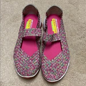 EUC Sketchers Memory Foam Sneakers Size 8.5